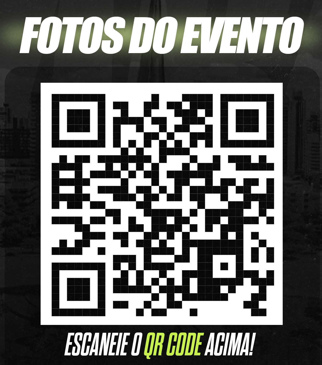 QR Code Fotos do Evento